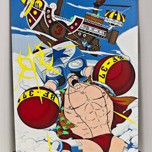 Franky with thousand sunny one piece Hueforge 3D printed art